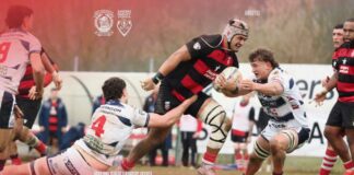 Rangers Rugby Vicenza, l’Under 18 rimonta Mirano e raggiunge la finale del barrage Rangers Rugby Vicenza in azione contro Mogliano, foto d’archivio della prima squadra