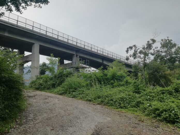 Ponte lungo la Gasparona interessato dai lavori Lavori Ponte Rivarotta lungo la Gasparona