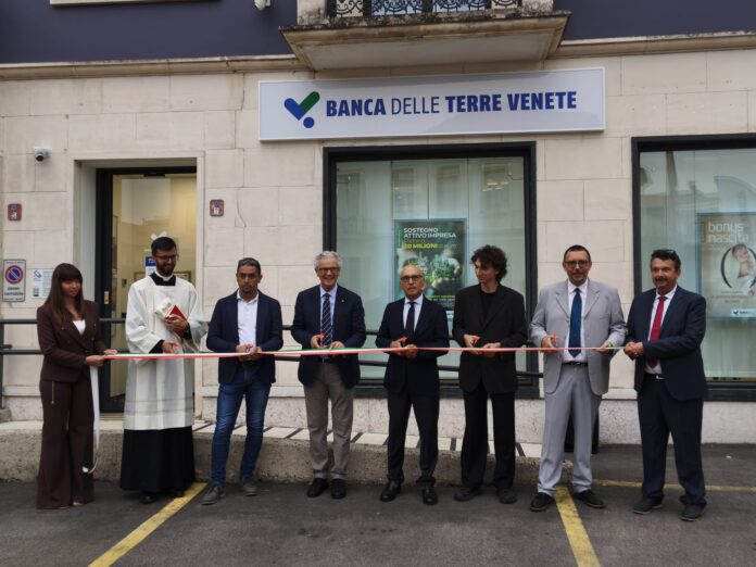 Nuova filiale Banca Terre Venete a Malo, inaugurazione in via Roma