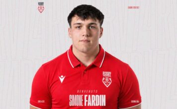 Rangers Rugby Vicenza, arriva Simone Fardin: nazionale Under 20 e permit player Benetton Simone Fardin alla Rangers Rugby Vicenza