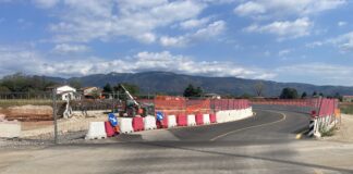 Val Chiampo, cantieri FOSMIT nei cinque Comuni: ultimo intervento tra Chiampo e San Pietro Lavori FOSMIT in Val Chiampo, cantiere stradale