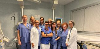 Terapia Intensiva Pediatrica del San Bortolo: dieci anni e 3.000 ricoveri a Vicenza Terapia Intensiva Pediatrica San Bortolo con il personale del reparto