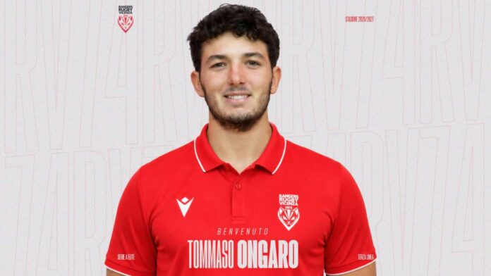 Tommaso Ongaro nuovo giocatore dei Rangers Rugby Vicenza Tommaso Ongaro Rangers Rugby Vicenza