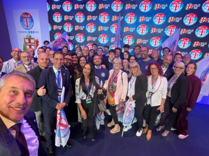Delegazione UDC alla festa nazionale 2026 UDC Vicenza alla festa nazionale del partito a Roma