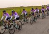 Room Classic Bassano, domenica 27 settembre stop al traffico e divieti di sosta sul percorso Room Classic Bassano, ciclisti su strada in immagine di repertorio