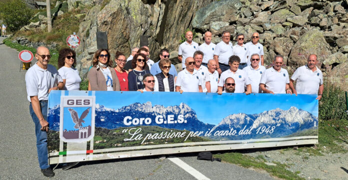 Il Coro G.E.S. di Schio a Balme La Montanara, il Coro G.E.S. di Schio in visita a Balme