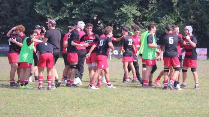 Rangers Rugby Vicenza Under 18 festeggia la rimonta a Mirano Rangers Rugby Vicenza Under 18 dopo il successo a Mirano