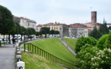 Martiri del Grappa, Bassano li ricorda il 26 settembre: corteo, corone e discorso di Citton Martiri del Grappa: viale dei Martiri a Bassano del Grappa in una fotografia d'archivio
