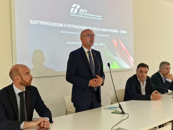 Elettrificazione della ferrovia Vicenza-Schio, incontro di Regione e RFI a Schio