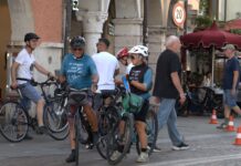 Schio, 15mila presenze nel weekend tra eventi e biciclette: oltre 700 aderenti al Bike to Work Weekend a Schio, ciclisti durante le iniziative Bike to Work