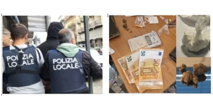 Spaccio a San Bortolo, area dei controlli della polizia locale di Vicenza