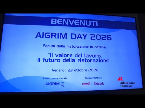 AIGRIM Day 2026: la ristorazione in catena vale 9 miliardi, ma il futuro passa dai giovani