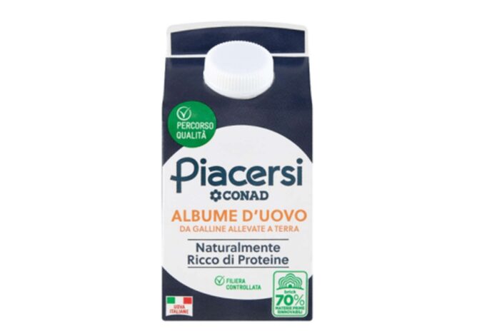 Albume d’uovo richiamato dai supermercati Conad: “Rischio salmonella”