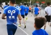 Bambino legato e costretto a correre una mezza maratona: runner squalificato tre anni