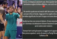 Cobolli: “Contro Berrettini lacrime di emozioni, conto di esserci a Parigi”