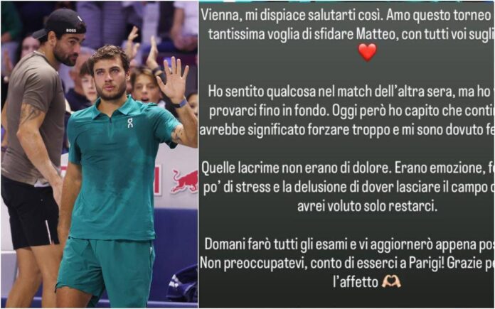 Cobolli: “Contro Berrettini lacrime di emozioni, conto di esserci a Parigi”