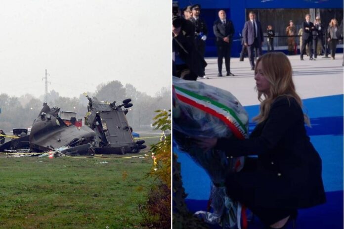 Elicottero caduto Bosnia, Meloni ricorda i quattro militari morti: “Vite spezzate, servivano l’Italia”