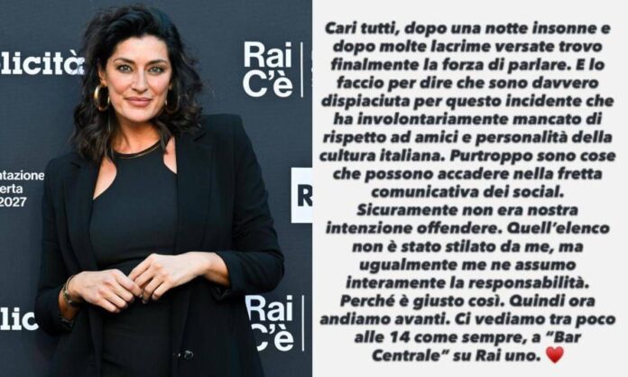 Elisa Isoardi rompe il silenzio: “Dispiaciuta per toto-morti, non è mio ma me ne assumo responsabilità”
