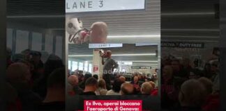 Ex Ilva, operai bloccano l’aeroporto di Genova: “Tutti insieme, uniti nella lotta”