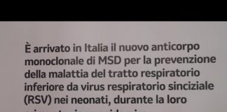 Farmaci: Rsv, Aifa approva anticorpo monoclonale che protegge dal virus respiratorio sinciziale