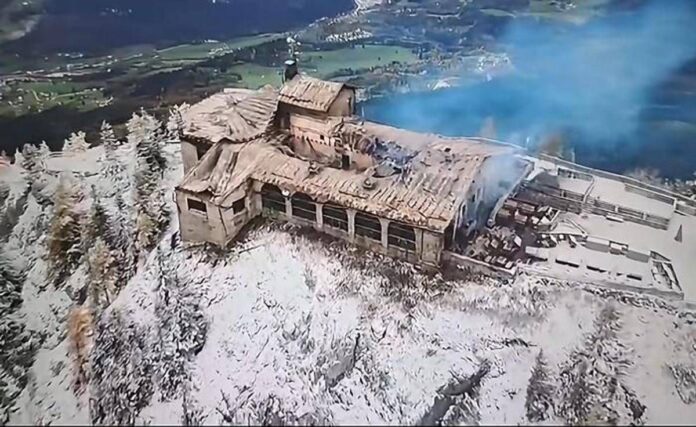 Germania, nuovo incendio al Nido dell’Aquila di Hitler: fermato un 33enne, danni per milioni
