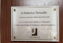 Ghiron (Tor Vergata): “Aula intitolata a Federica Torzullo ci invita a non restare indifferenti”