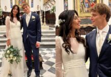 Giorgia Cardinaletti e Francesco Bechis hanno detto sì: le nozze a Fabriano e il look degli sposi