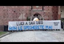“Giù le mani da San Siro”, il coro dei tifosi dell’Inter prima della presentazione del nuovo stadio