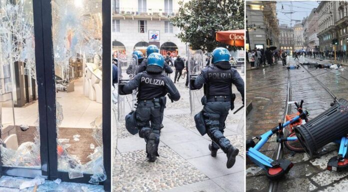 Guerriglia a Milano, assalto ai negozi e saccheggi: fermati 200 giovani. Meloni convoca riunione su ordine pubblico