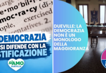Dal consiglio comunale ai social, lo scontro tra maggioranza e minoranza di Dueville sul concetto di “democrazia” continua I gruppi "Siamo Dueville" e "Esserci per Dueville" hanno pubblicato sui propri social dei post riguardo quanto avvenuto nel consiglio comunale del 15 ottobre. maggioranza e minoranza