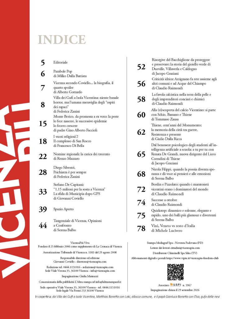 Indice VicenzaPiù n. 311, ottobre 2026