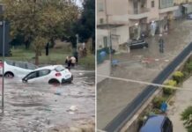Maltempo, nubifragi e strade allagate da Napoli a Brindisi: allerta meteo arancione e scuole chiuse
