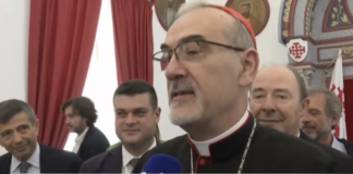Terra Santa, i parlamentari vicentini di Forza Italia Zanettin e Pretto in pellegrinaggio da Pizzaballa Pellegrinaggio di parlamentari italiani in Terra Santa, col cardinale Pizzaballa da sinistra Lupi, Pretto e Zanettin