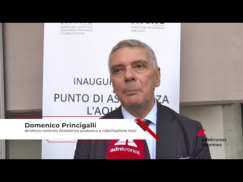 Princigalli (Inail): “”Assistenza protesica più vicina agli assistiti: a L’Aquila il settimo