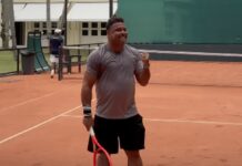 Ronaldo il Fenomeno sorprende anche nel tennis: il video in campo conquista pure Djokovic