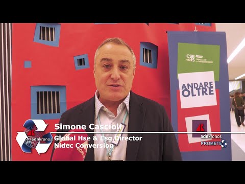 Salone Csr 2026: Cascioli (Nidec Conversion), ‘impegno in sostenibilità più credibile se