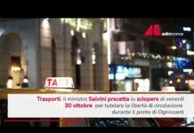 Salvini precetta lo sciopero del 30 ottobre, l’ordinanza – Video