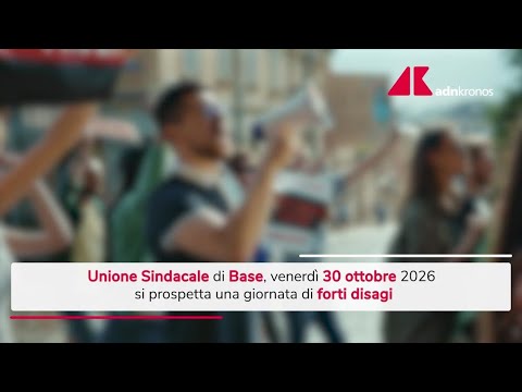 Sciopero 30 ottobre 2026, chi si ferma e perché