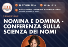 “Nomina e domina”, Maurizio Sangineto porta la scienza dei nomi da Vicenza all’International Business Expo di Milano Maurizio Sangineto terrà la conferenza “Nomina e domina” il 28 ottobre 2026 all’International Business Expo di Milano.