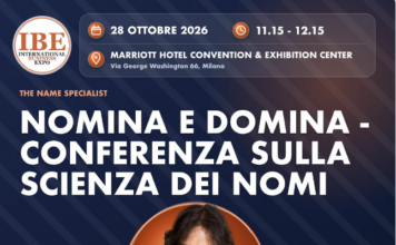 “Nomina e domina”, Maurizio Sangineto porta la scienza dei nomi da Vicenza all’International Business Expo di Milano Maurizio Sangineto terrà la conferenza “Nomina e domina” il 28 ottobre 2026 all’International Business Expo di Milano.