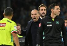 Stangata per Allegri, due giornate di squalifica e multa dopo l’espulsione con la Roma