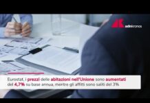 Ue, prezzi case +4,7% nel secondo trimestre