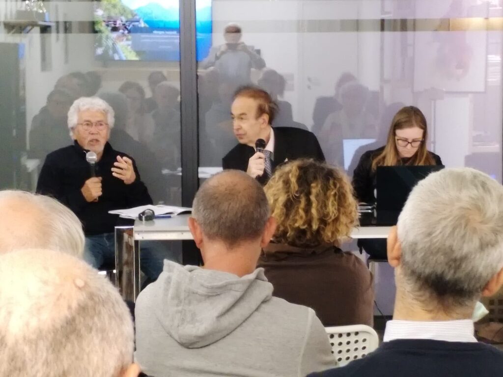 Luca Pozza ha condotto l'incontro sugli enti in regione Veneto che ha visto la partecipazione di Renzo Mazzaro e Serena Balbo.