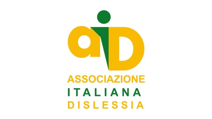 Dislessia a 360 gradi, logo dell’Associazione Italiana Dislessia su sfondo bianco