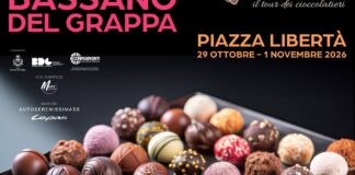 Art & Ciocc torna a Bassano: quattro giorni con i maestri del cioccolato artigianale Art & Ciocc a Bassano del Grappa, cioccolato artigianale in Piazza Libertà