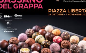 Art & Ciocc torna a Bassano: quattro giorni con i maestri del cioccolato artigianale Art & Ciocc a Bassano del Grappa, cioccolato artigianale in Piazza Libertà