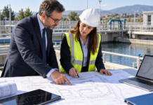Valle del Chiampo, oltre 50 milioni per acquedotti, fognature e depurazione entro il 2029 Investimenti idrici nella Valle del Chiampo, tecnici presso un impianto di depurazione