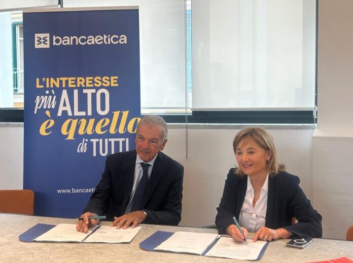 BEI e Banca Etica, altri 30 milioni per migranti, imprese femminili e aree fragili BEI e Banca Etica, Aldo Soldi e Gelsomina Vigliotti firmano l’accordo