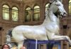 Cavallo colossale di Canova a Bassano, viabilità modificata per l’arrivo al museo Cavallo colossale di Canova a Bassano, l’opera monumentale pronta per il trasferimento al museo