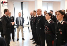 Carabinieri di Vicenza, il generale Ettore Bramato visita il Comando provinciale Carabinieri di Vicenza